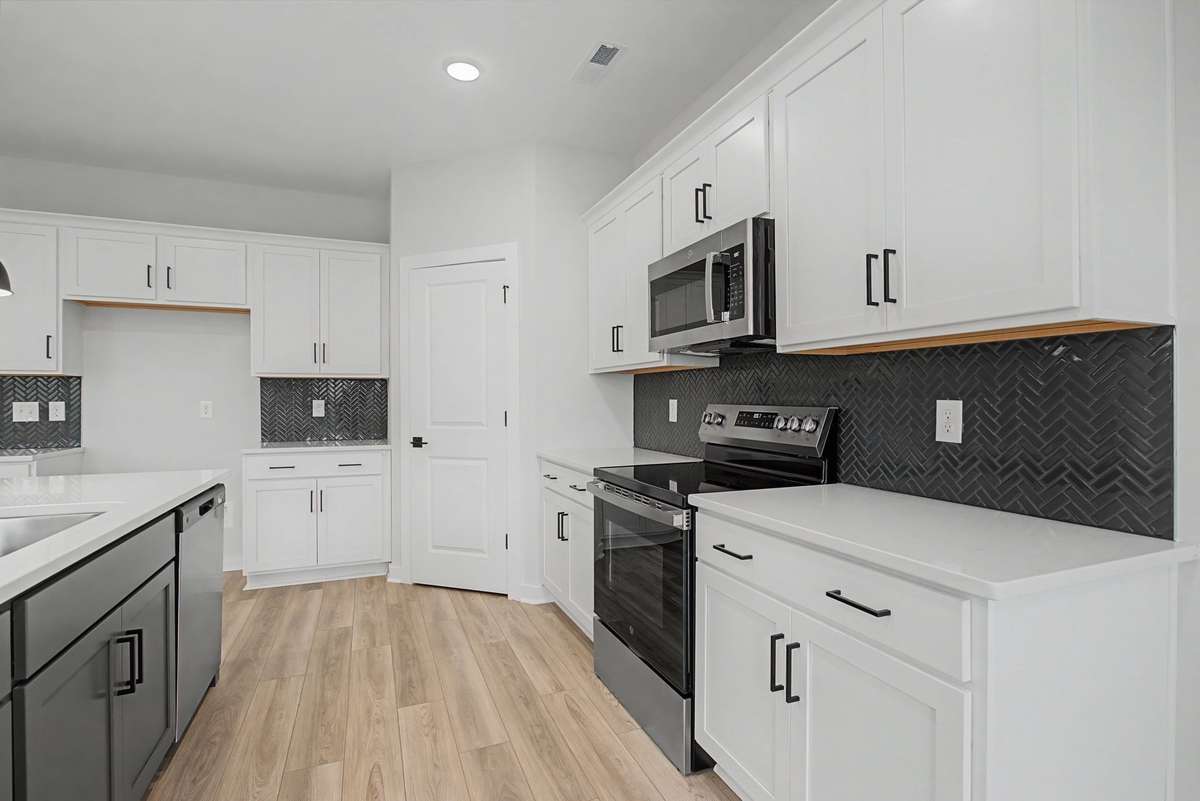 Kitchen with Walk-In Pantry