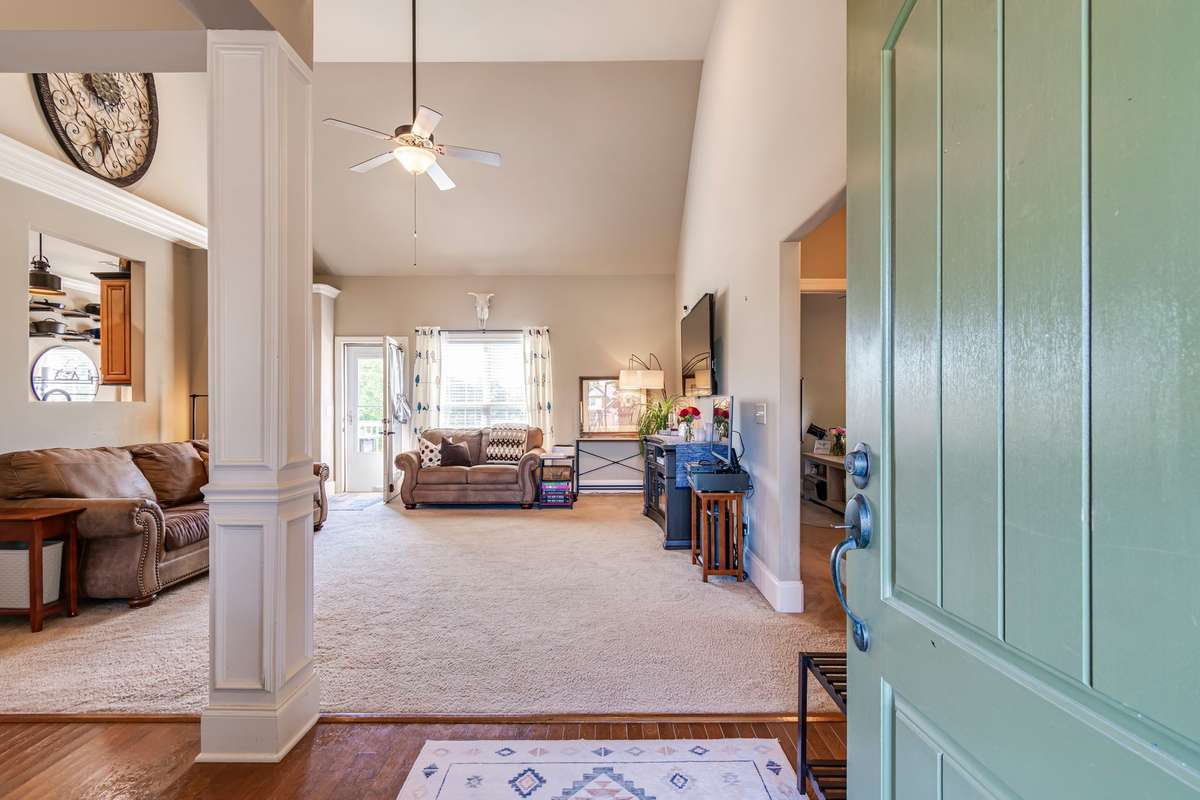 Open floor plan.