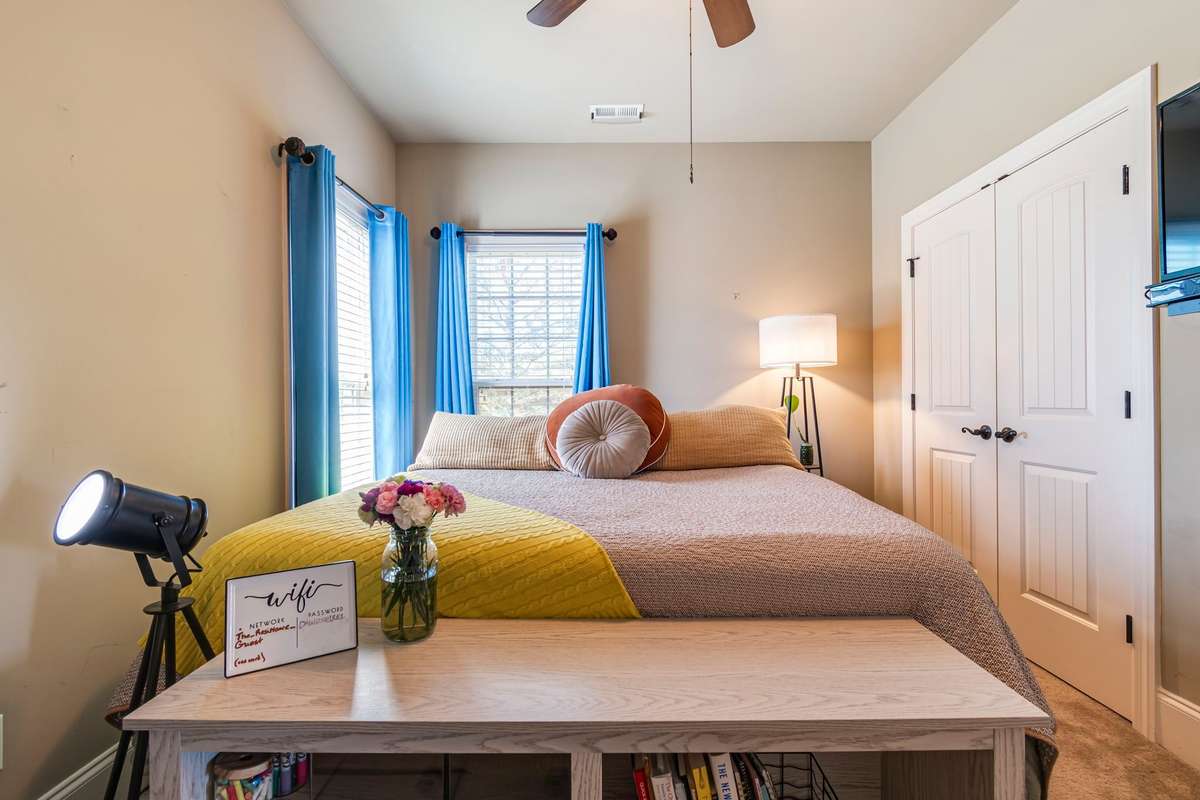 Large closet in second bedroom.