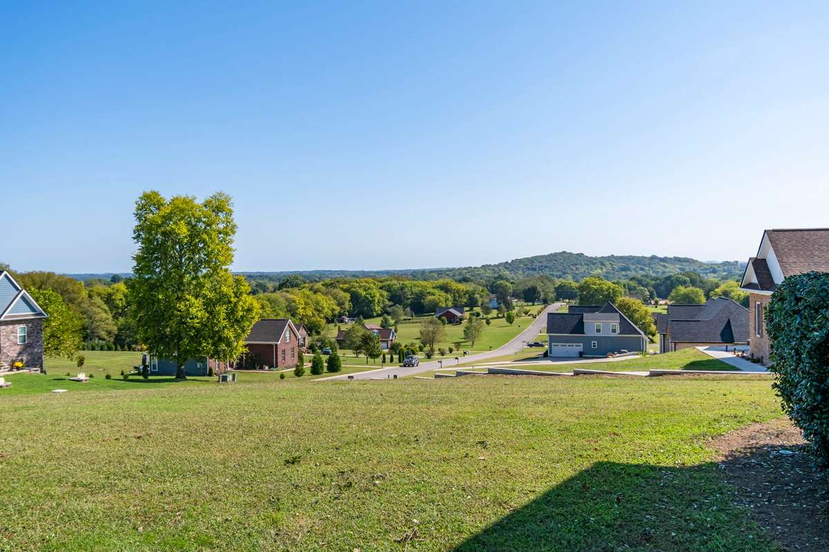 view from front yard.