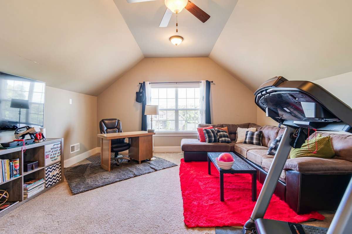 Great light and beautiful view from the bonus room.