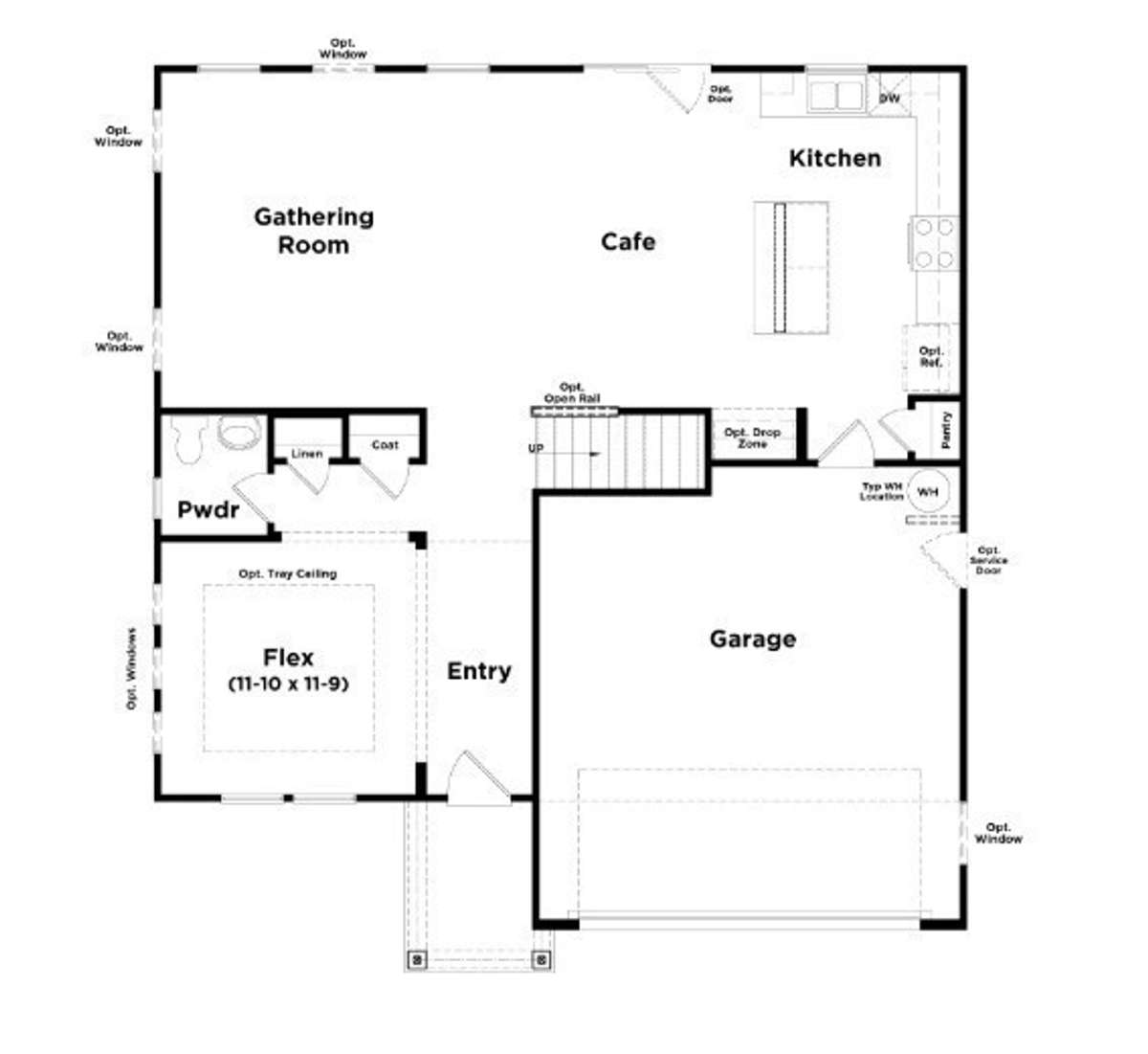 Main Story Floor Plan