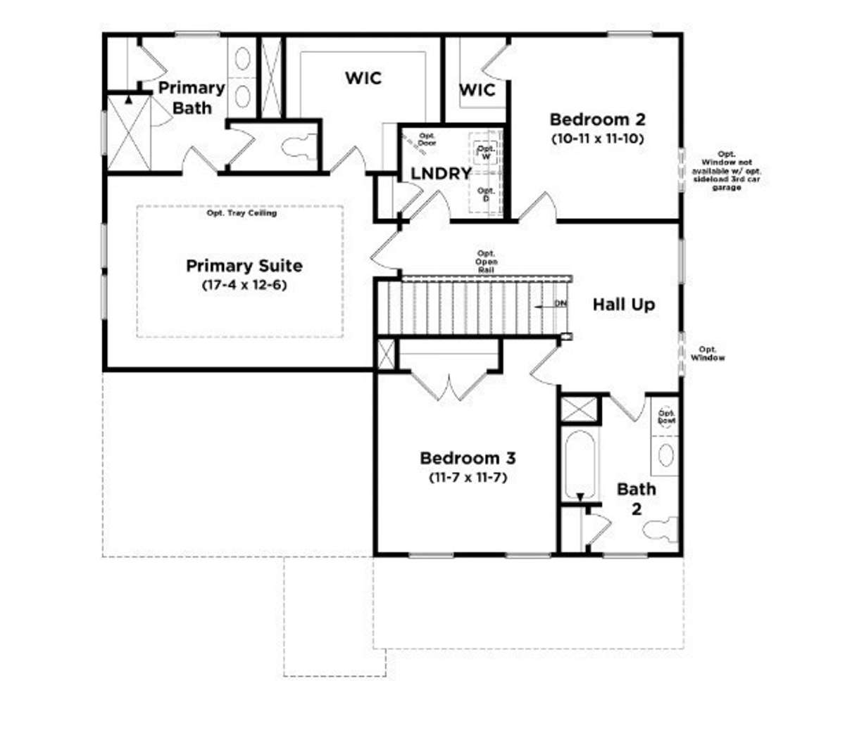 2nd Story Floor Plan