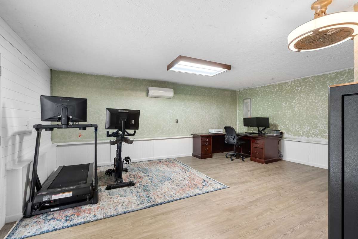 Versatile flex space ready for anything you imagine in the basement!