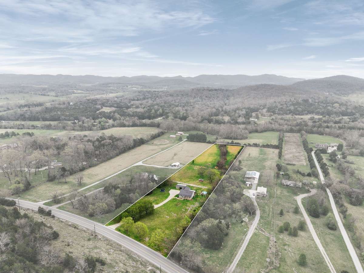 Property line and homesite.