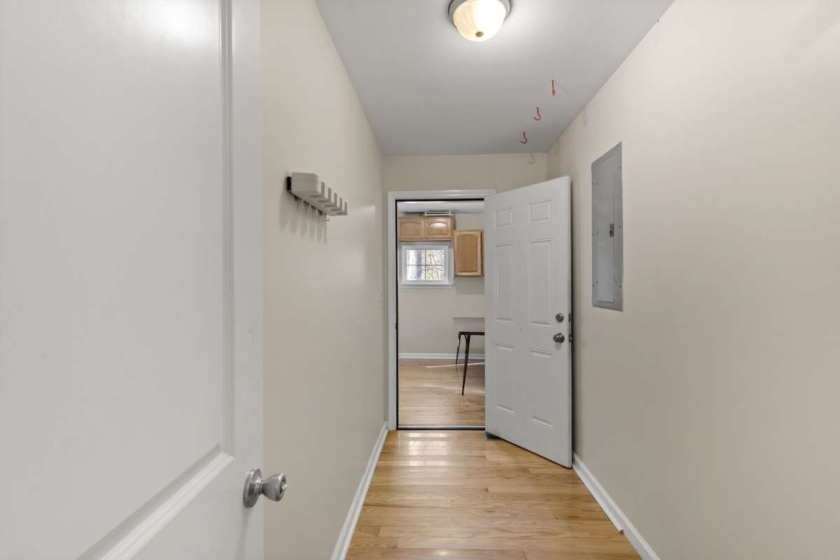 Hallway to laundry room