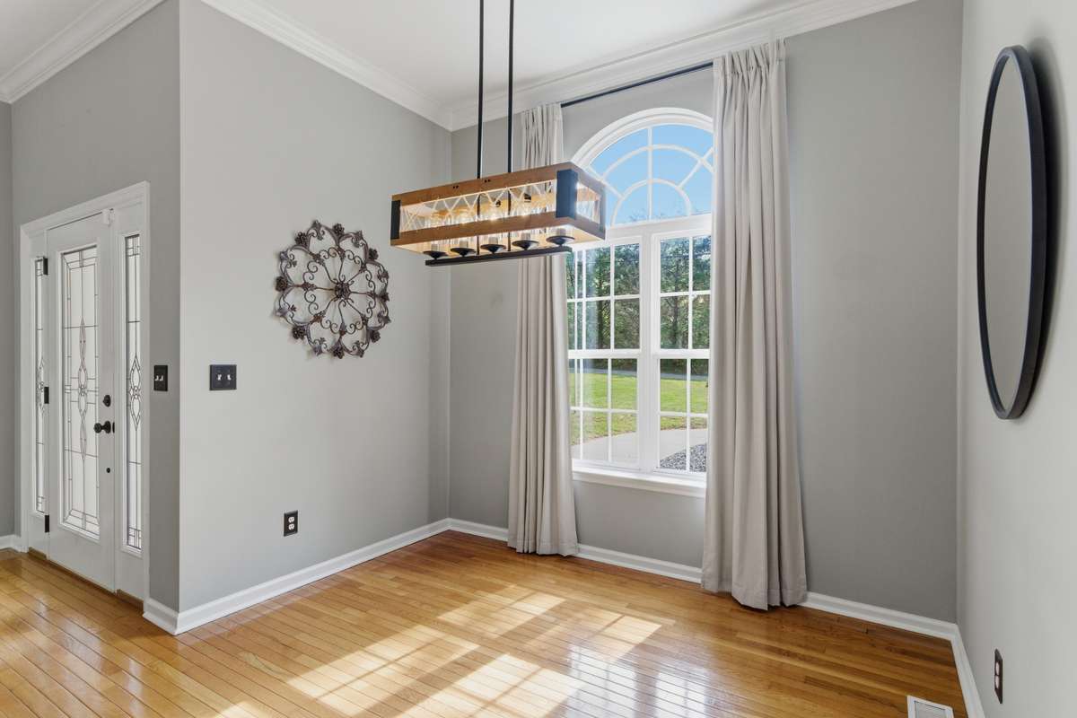 Natural light entering from that beautiful window