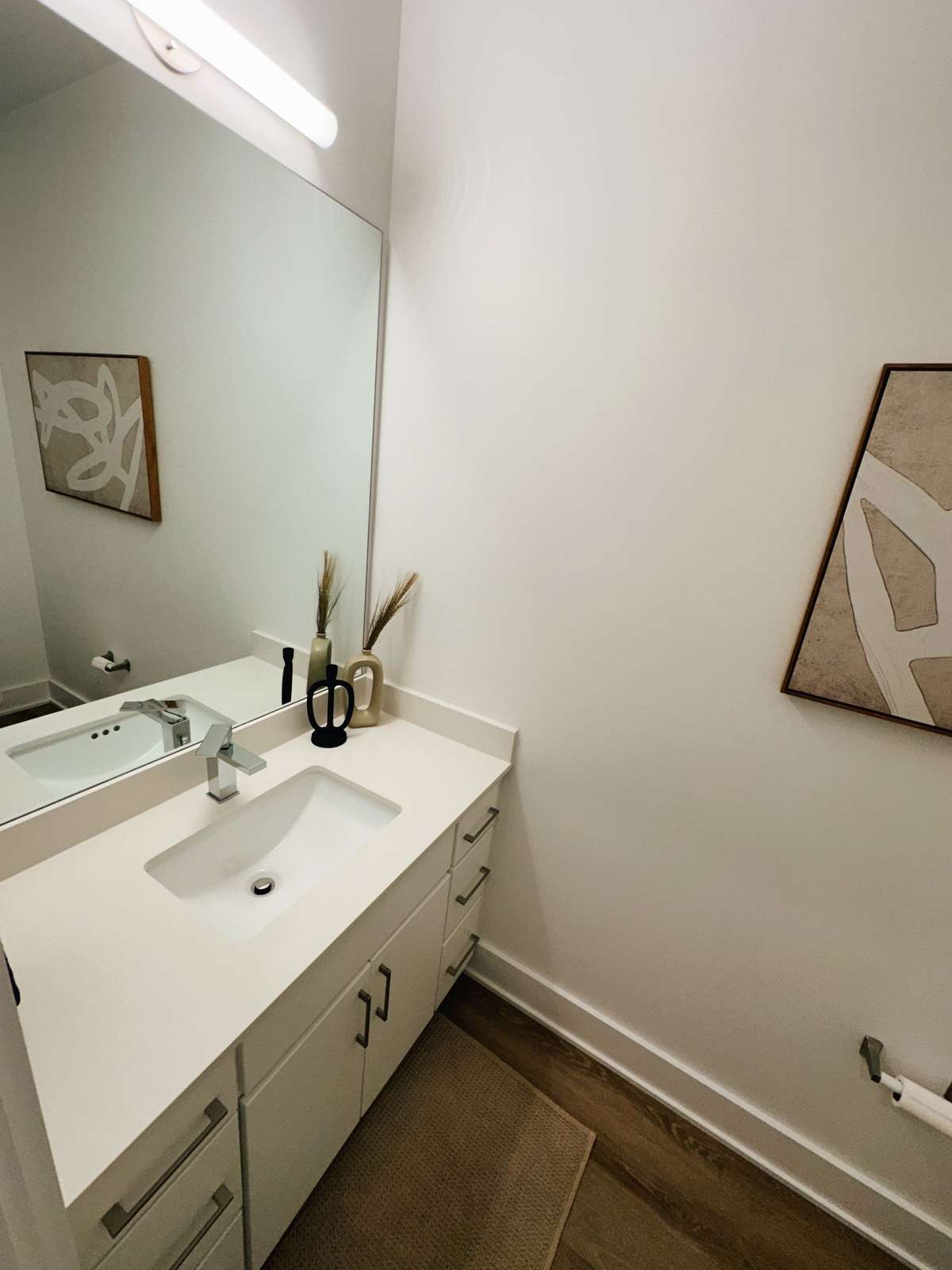 Half bath on 2nd floor