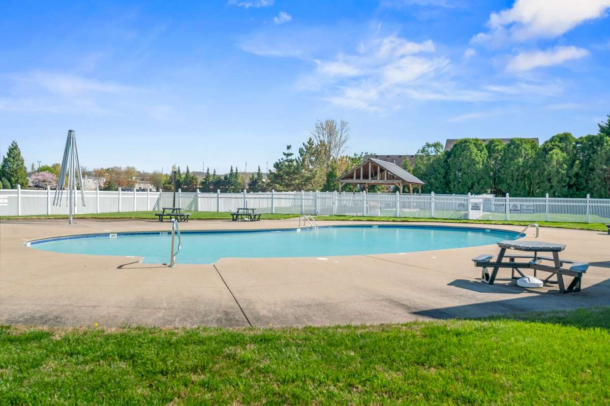 Innsbrooke development, which this home is located in, has a community pool area with a wading pool, the main pool, plenty of lawn chairs and picnic tables, umbrellas, and a restroom/changing area! A great place to enjoy in the summer!