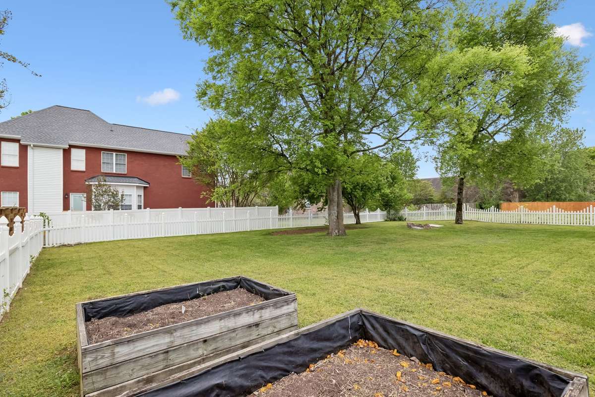 If you're into gardening, the planter boxes remain! There are plenty of perennials in the yard as well!