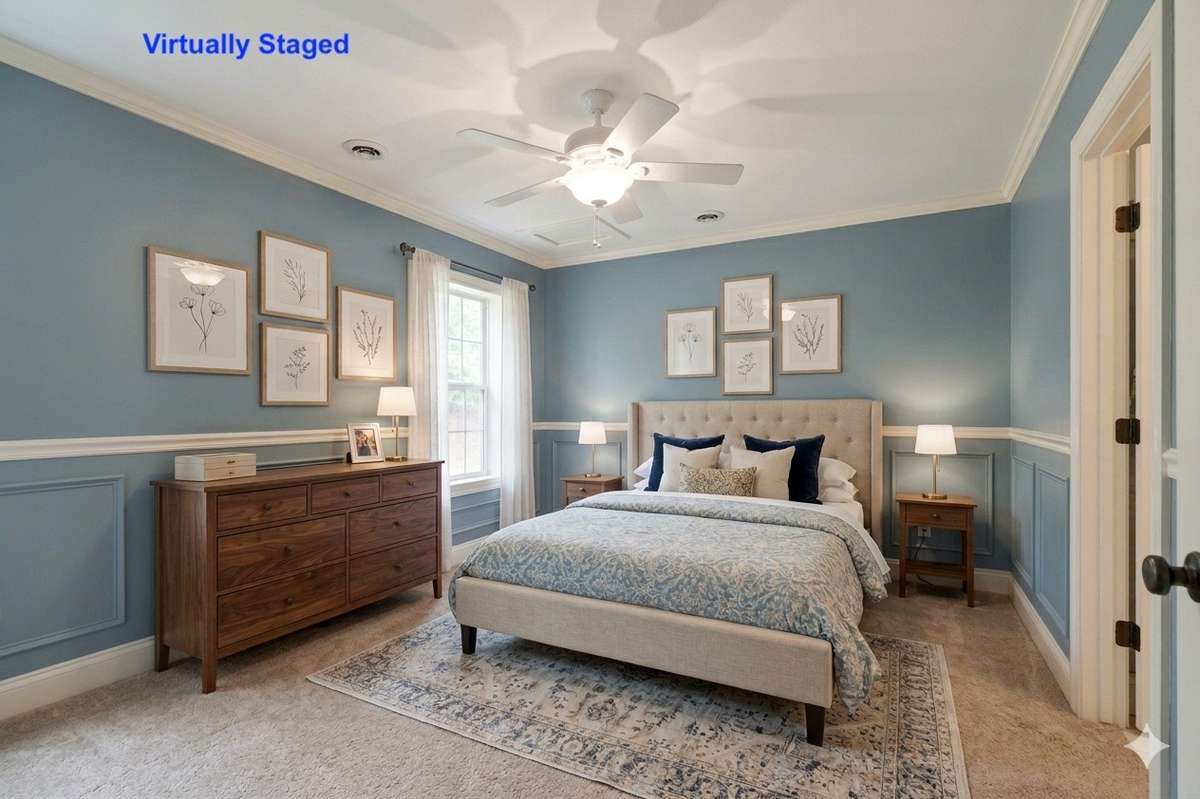 VIRTUALLY STAGED Bedroom 4