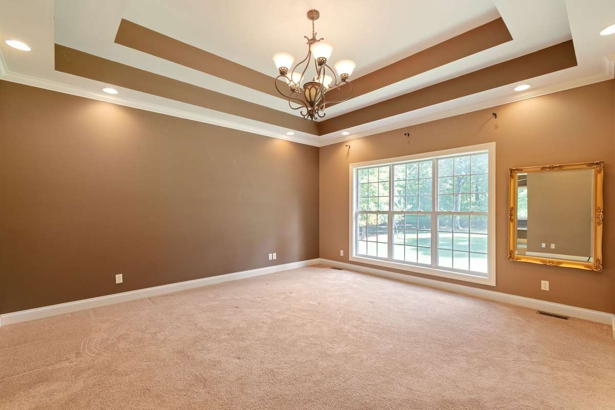 Primary bedroom suite on main floor
