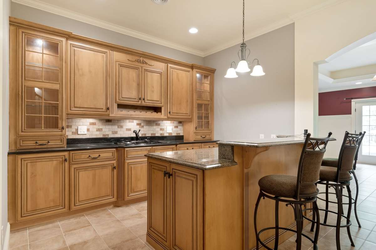 This whole lower level could act as an in-law / teen suite