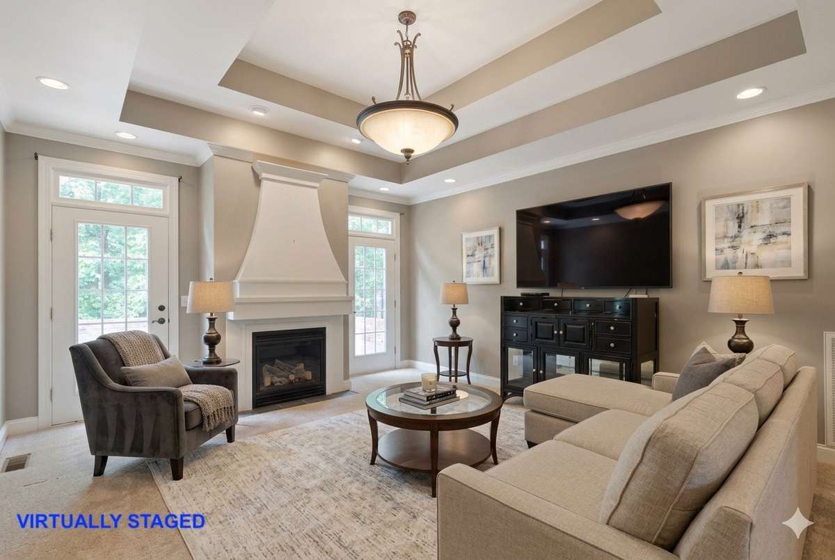VIRTUALLY STAGED Living Room