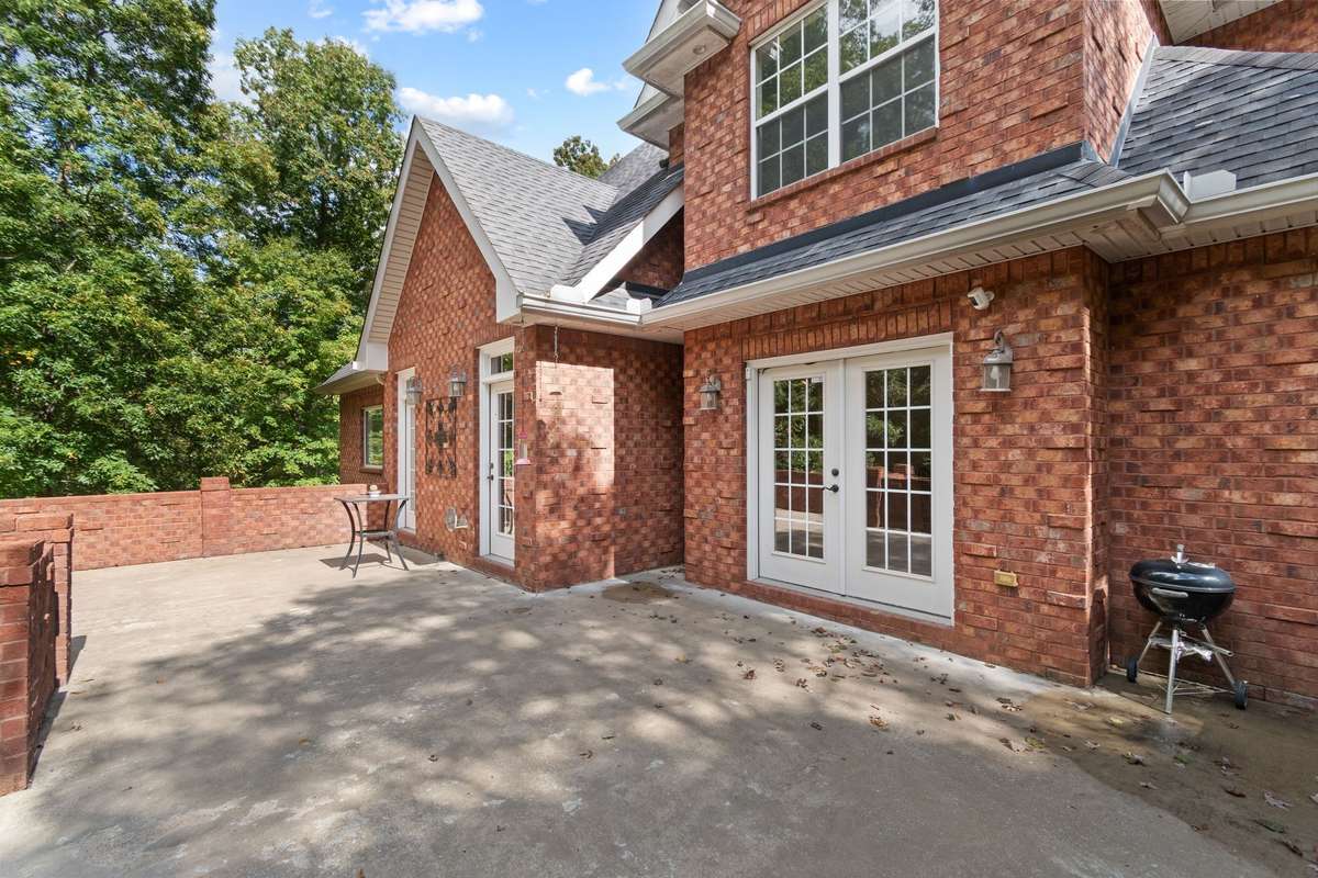 Rear patio - plenty of room for dining or lounge seating