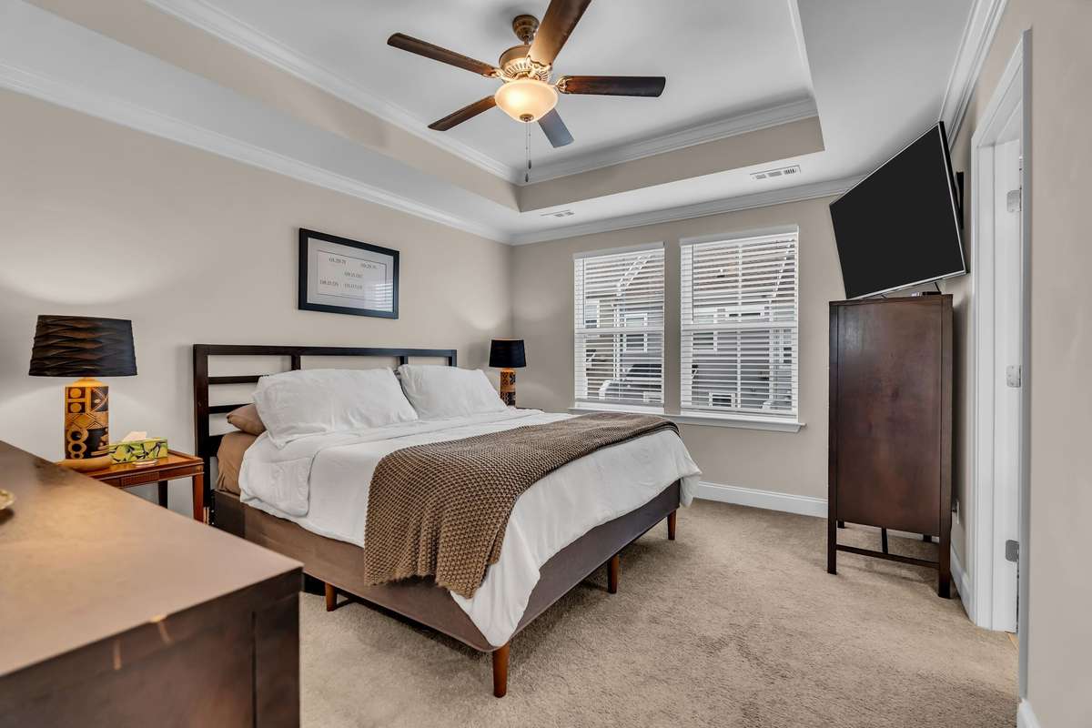 Primary Bedroom has 2 walk-in Closets