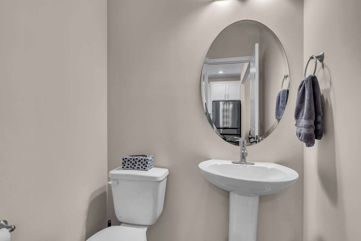 Half Bath on the main floor