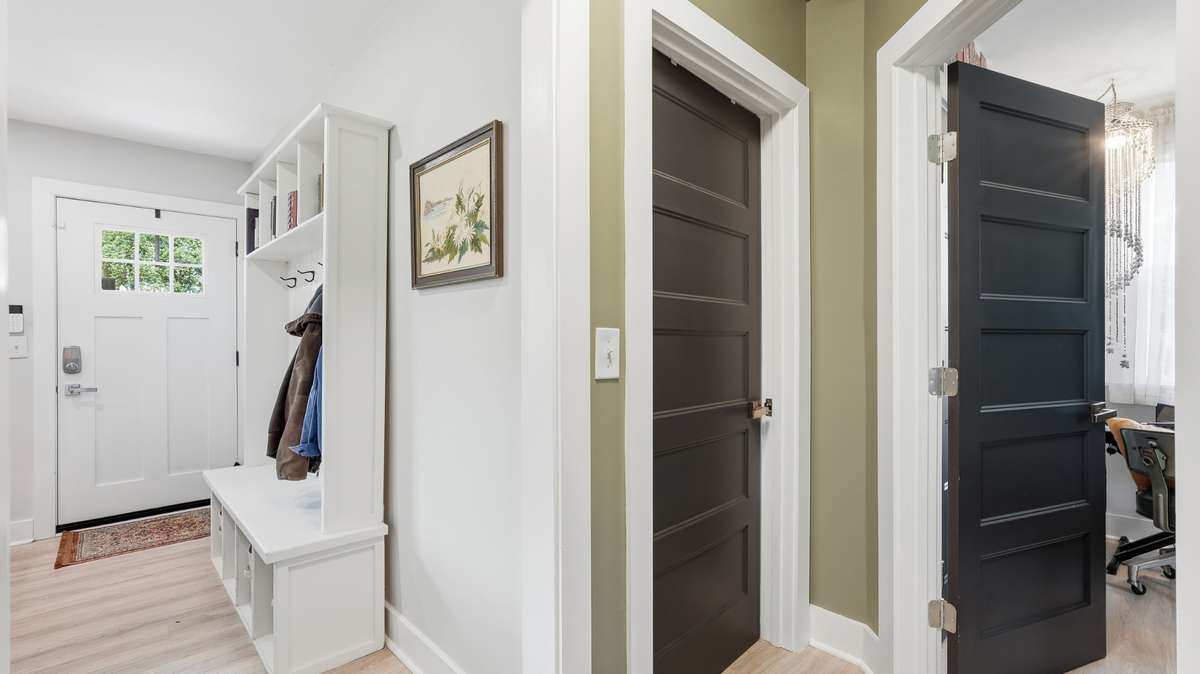 Back corner by the 3 bedrooms