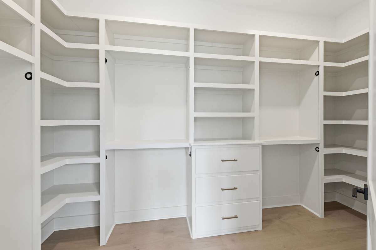 Primary downstairs closet 1