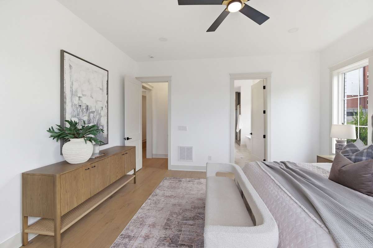 Primary suite on main level