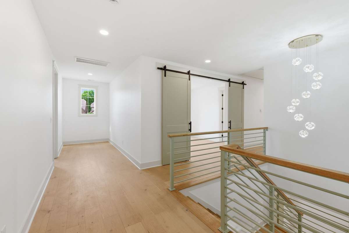 Upstairs landing with homework zone and private office