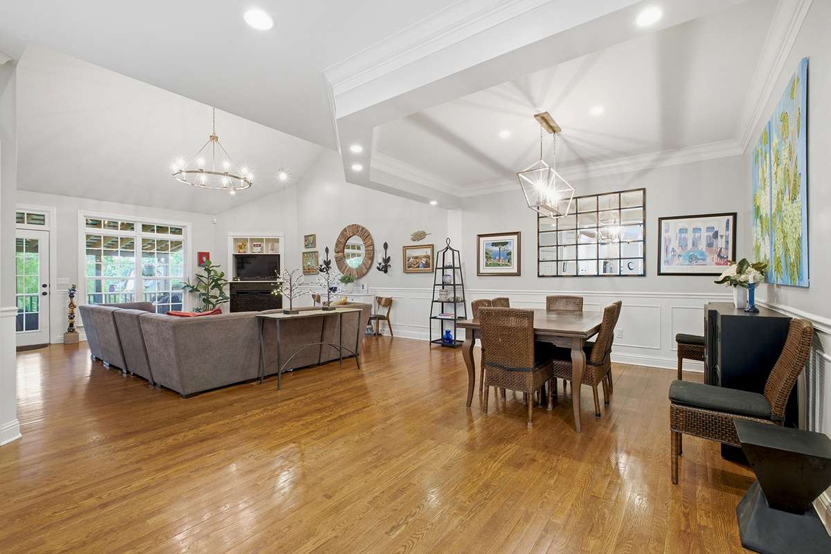 Open flow living area is an entertainer's dream