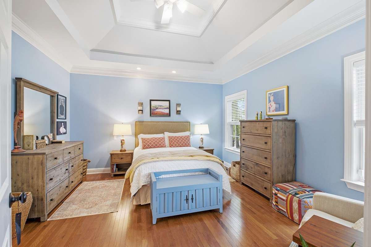 Primary suite is conveniently located on main level
