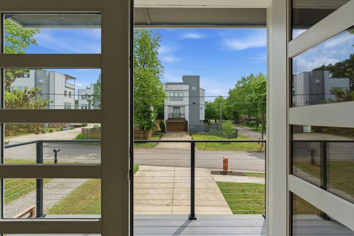 Balcony right off the living space