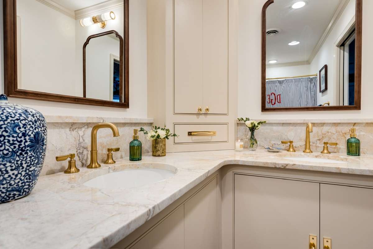 Enough counter space for your 10-step nightly routine!