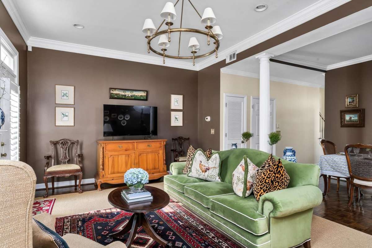 Access to your private patio is on the left.
