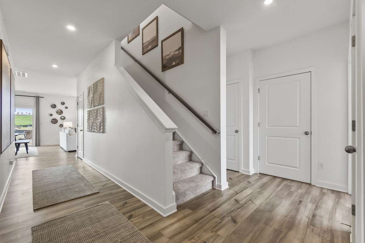 Photos are of model home