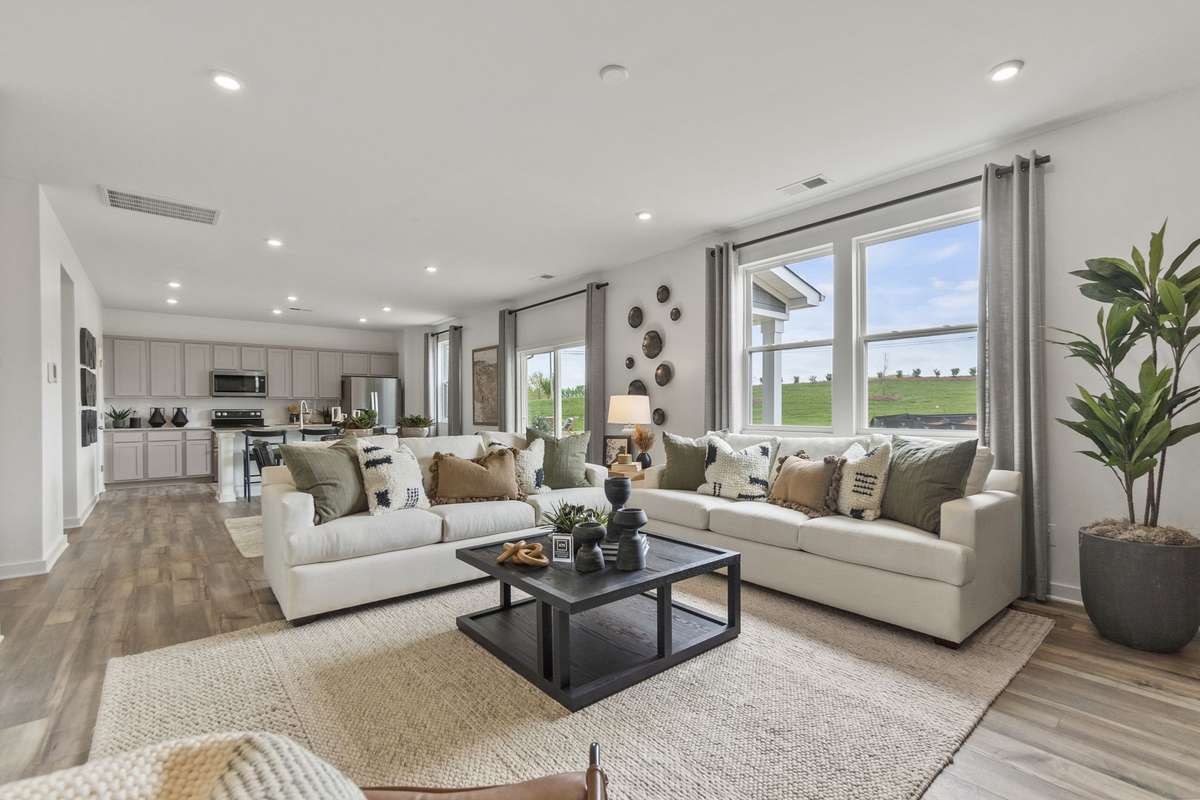 Open Living Space
(furnished model home photo)