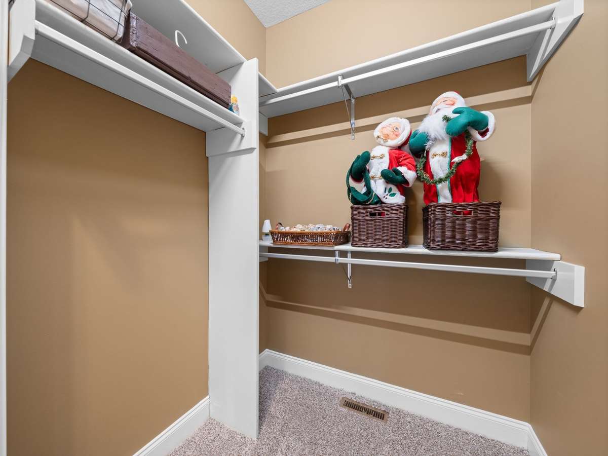#1 walk in closet off master suite