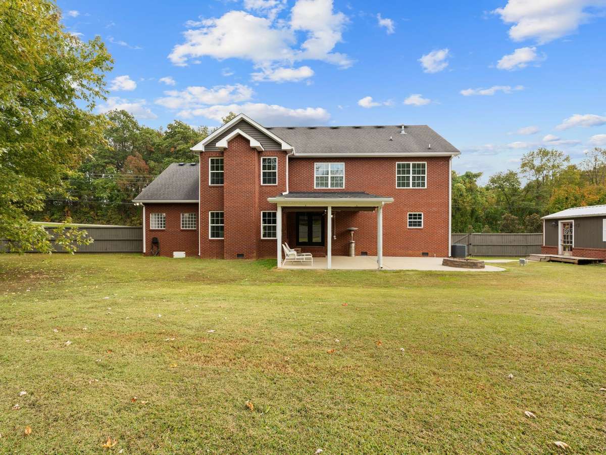Spacious backyard with room to enjoy outdoor living and gatherings.