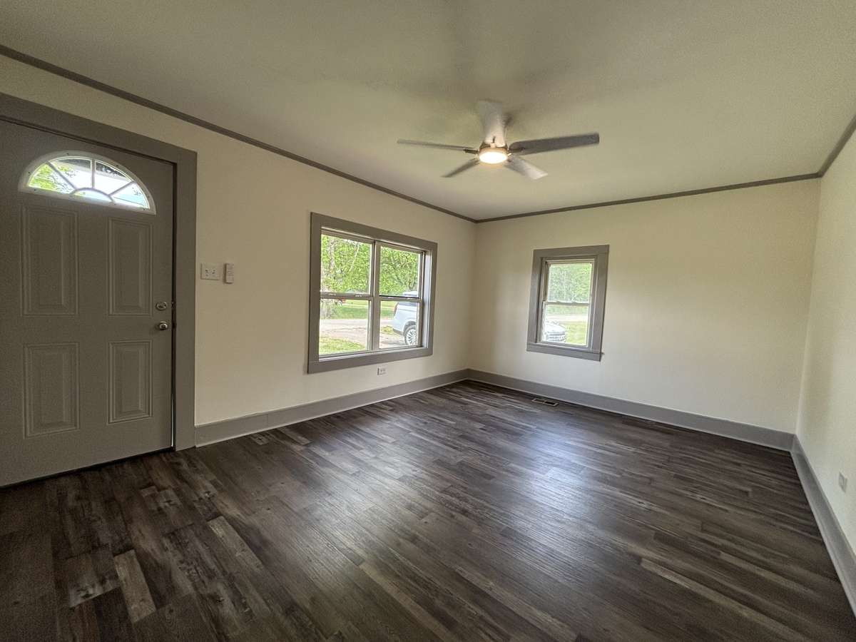 Living Room has lots of Natural Lighting