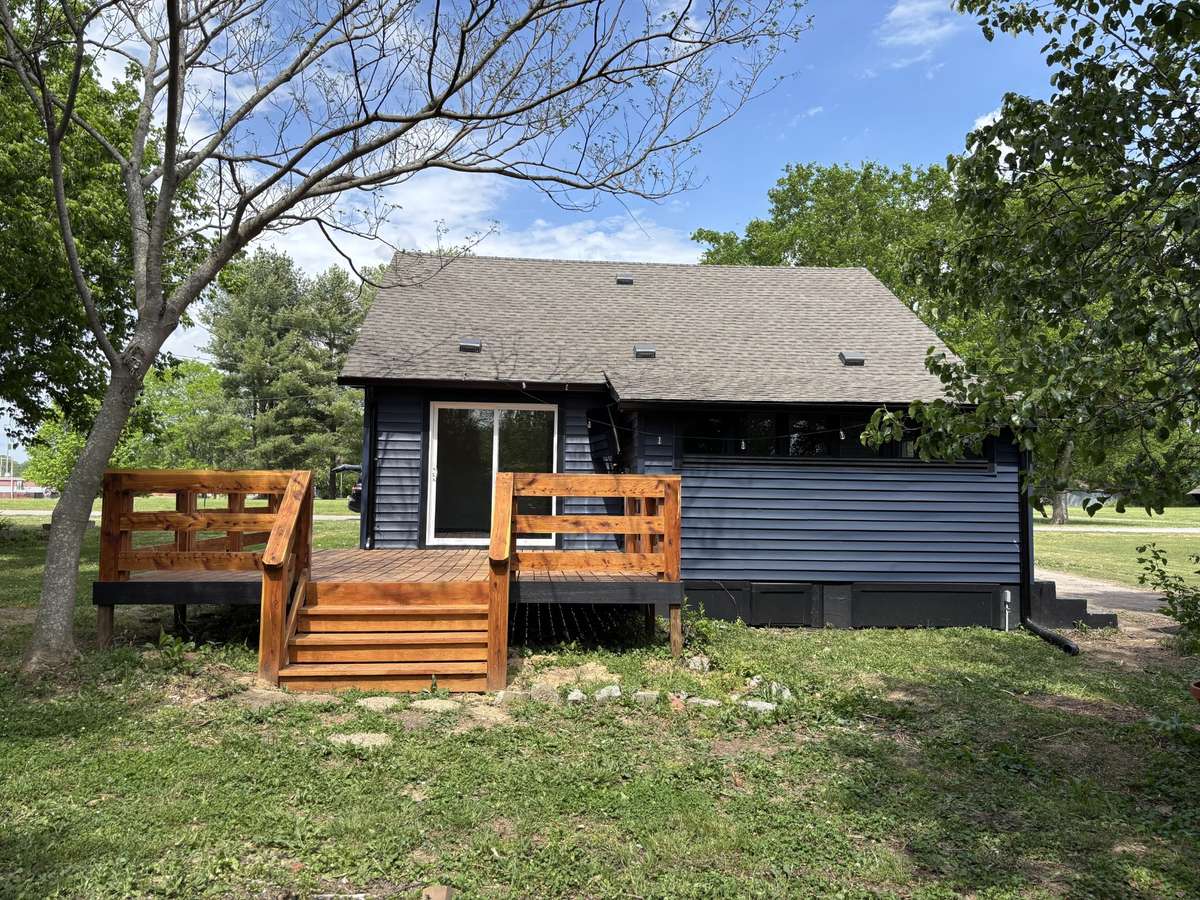 New Large Deck on Back of Home
