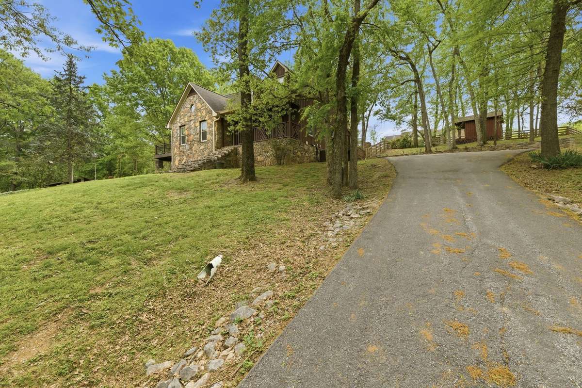 right side driveway for first floor parking