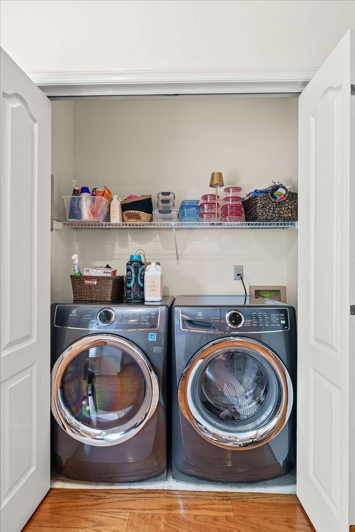 Laundry closet with washer and dryer included—tucked right where you need it for easy, everyday convenience.