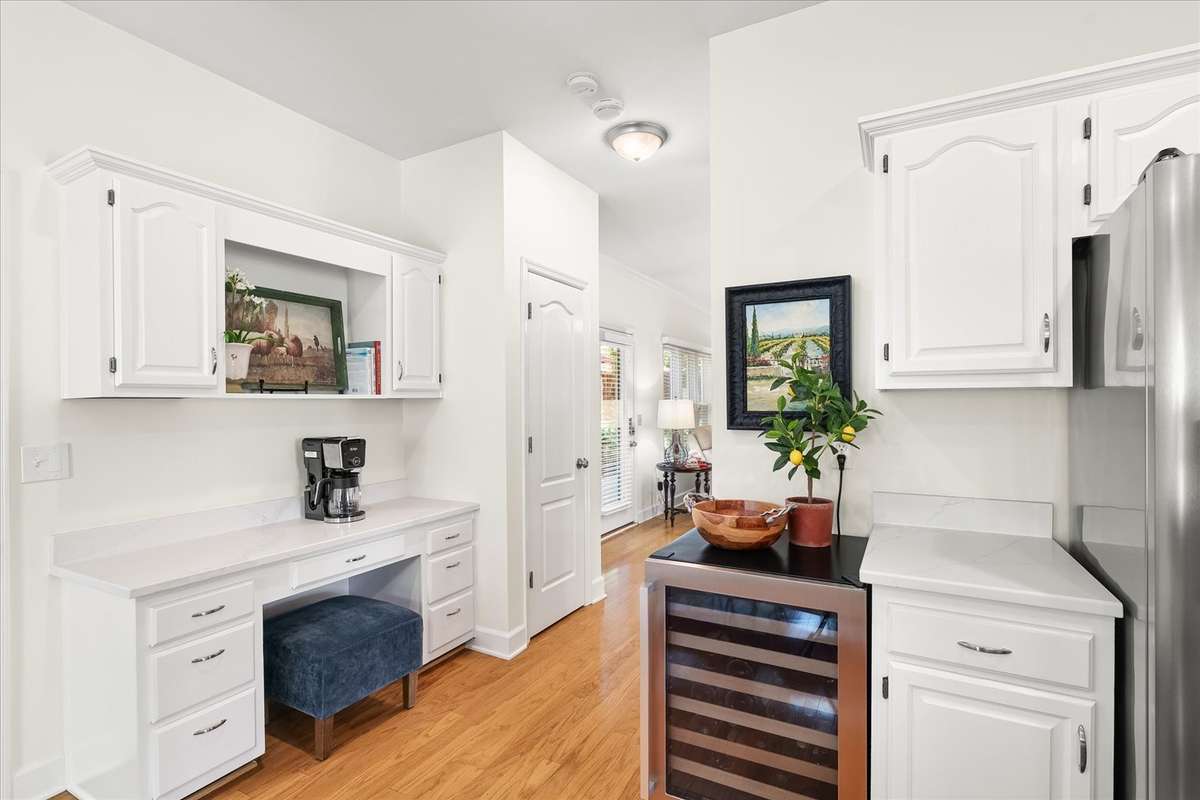 Wine fridge not included—unless you make an offer they can’t refuse. Clearly, this is a house that takes its wine collection seriously.