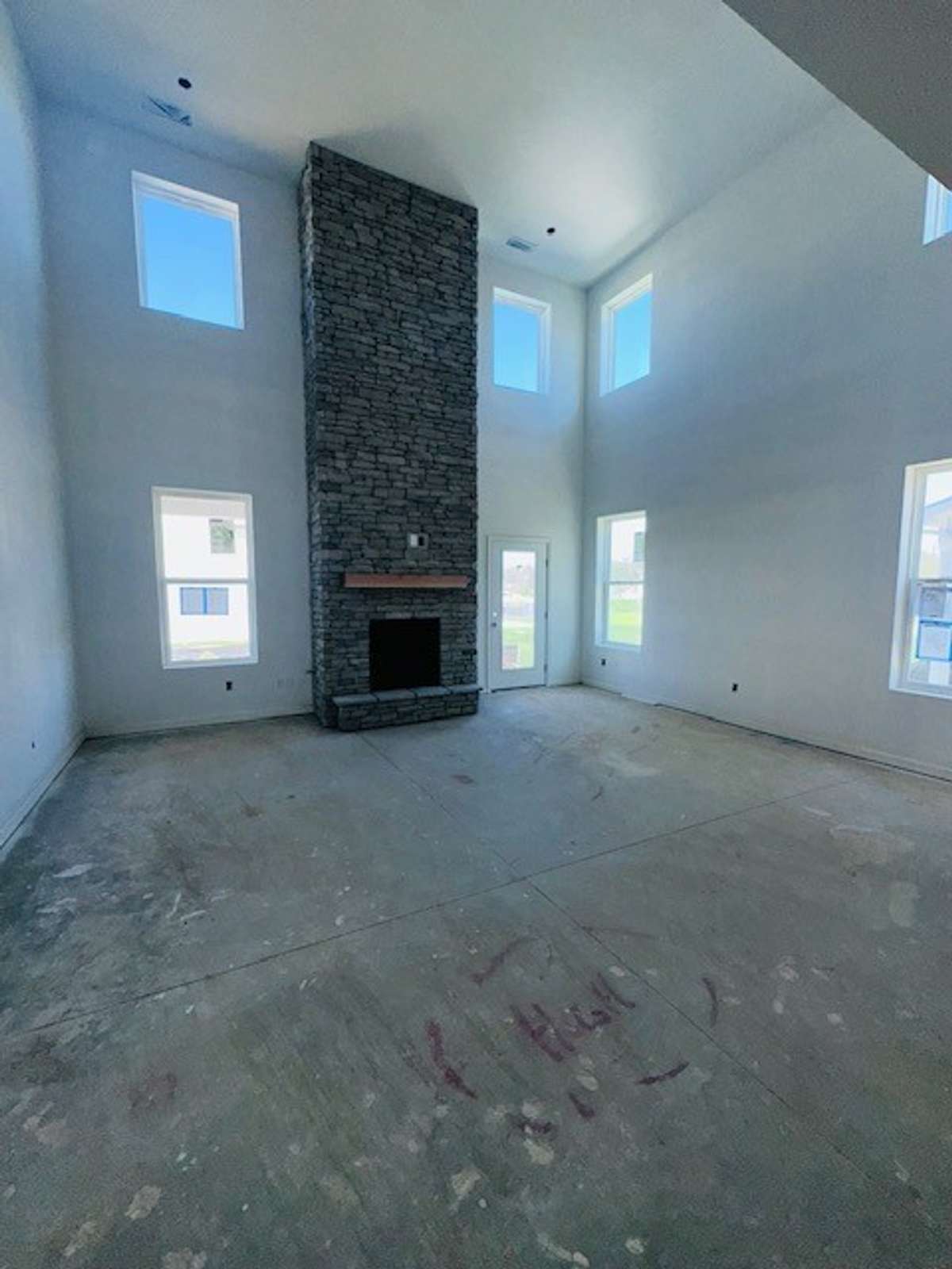 2 story Stone Fireplace!