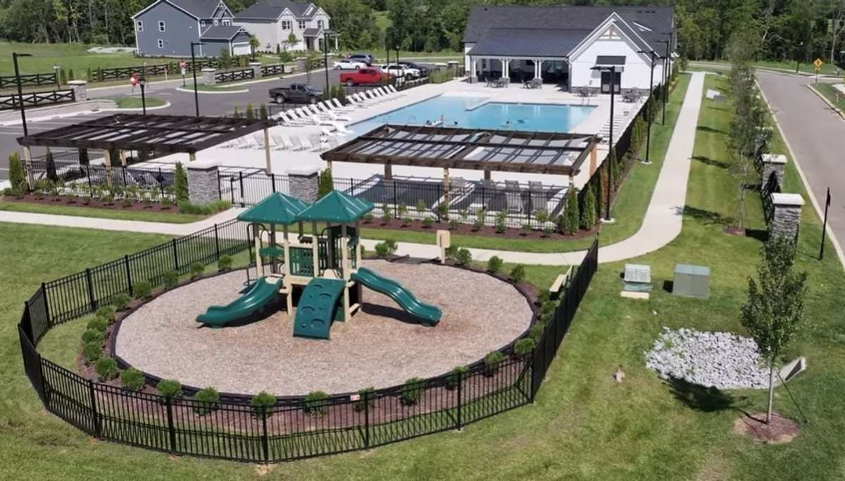 Playground by the pool and amenity center!