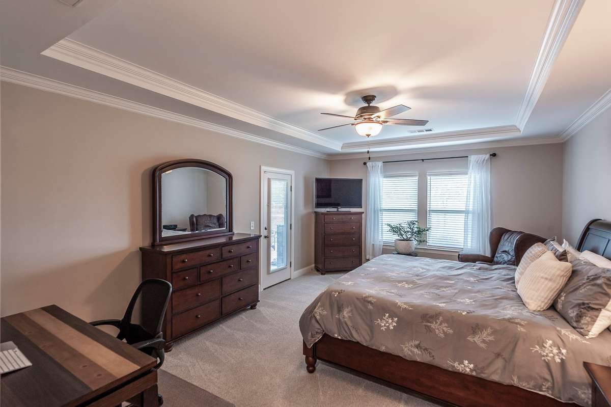 Notice the door leading to the patio