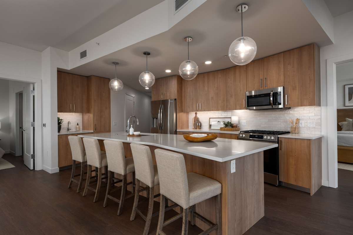 Furnished model unit