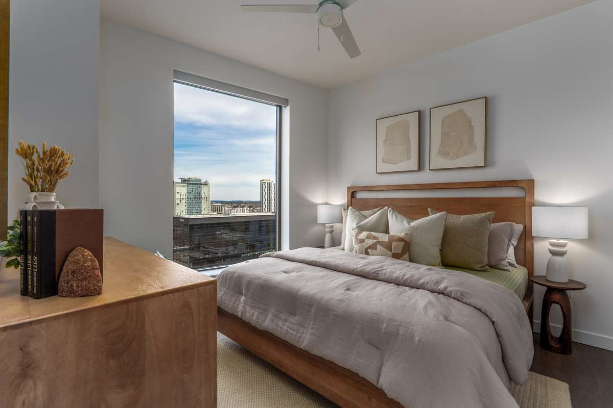 Furnished model unit