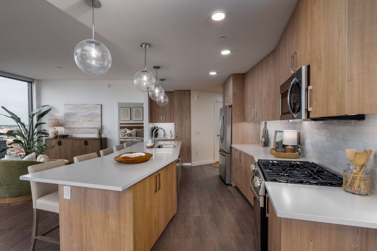 Furnished model unit
