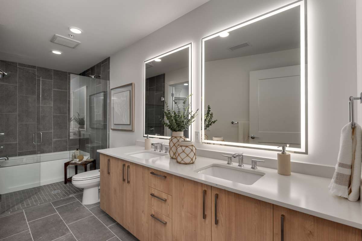 Furnished model unit