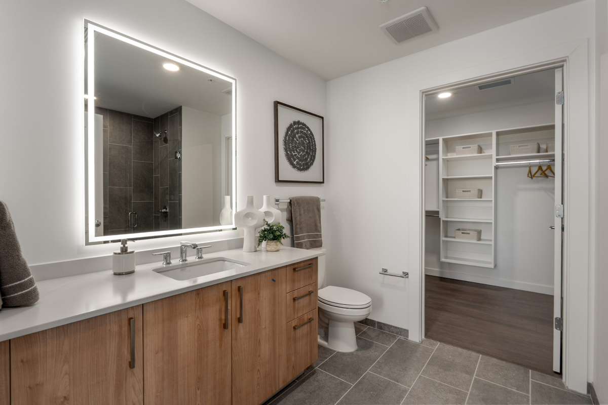 Furnished model unit