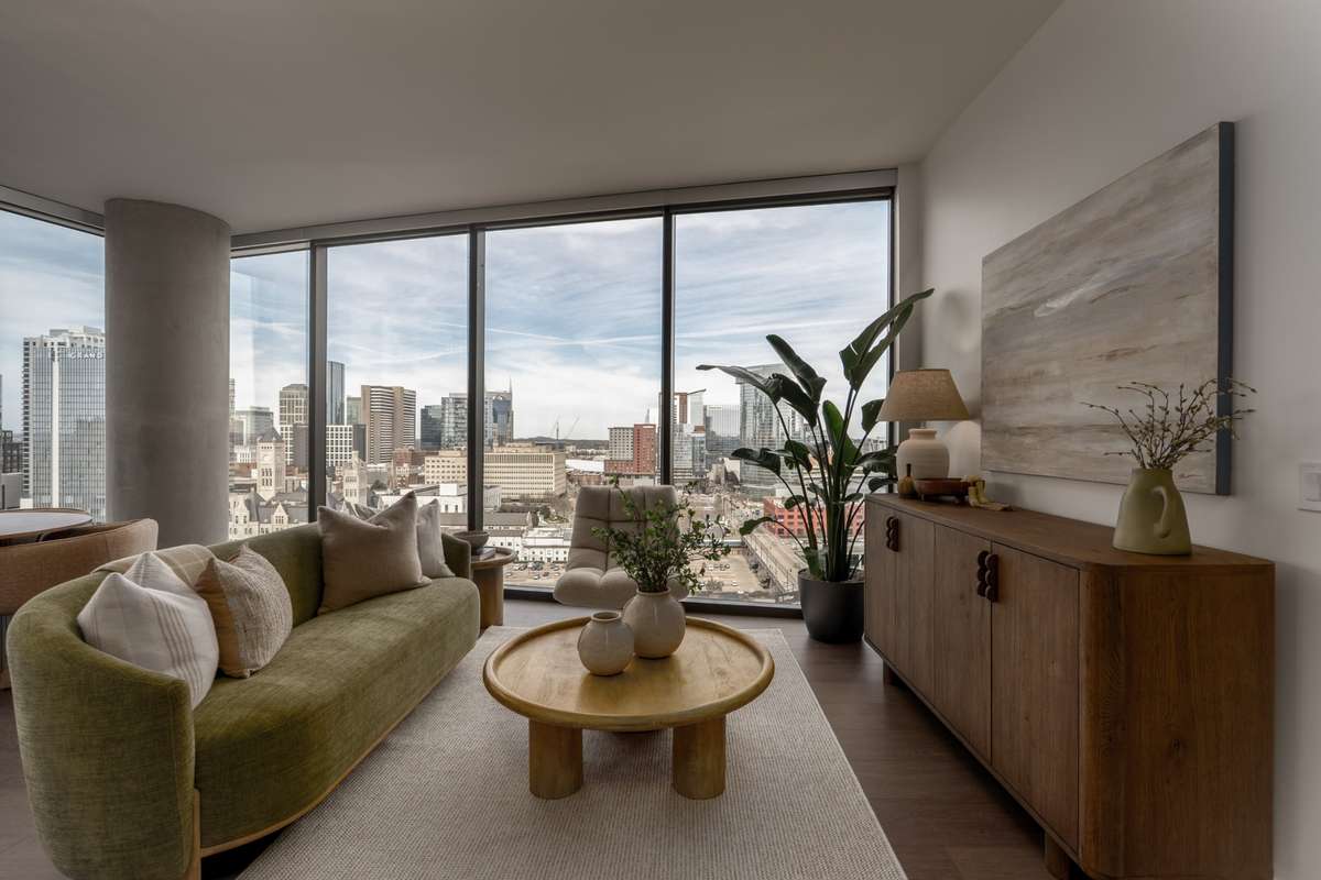Furnished model unit
