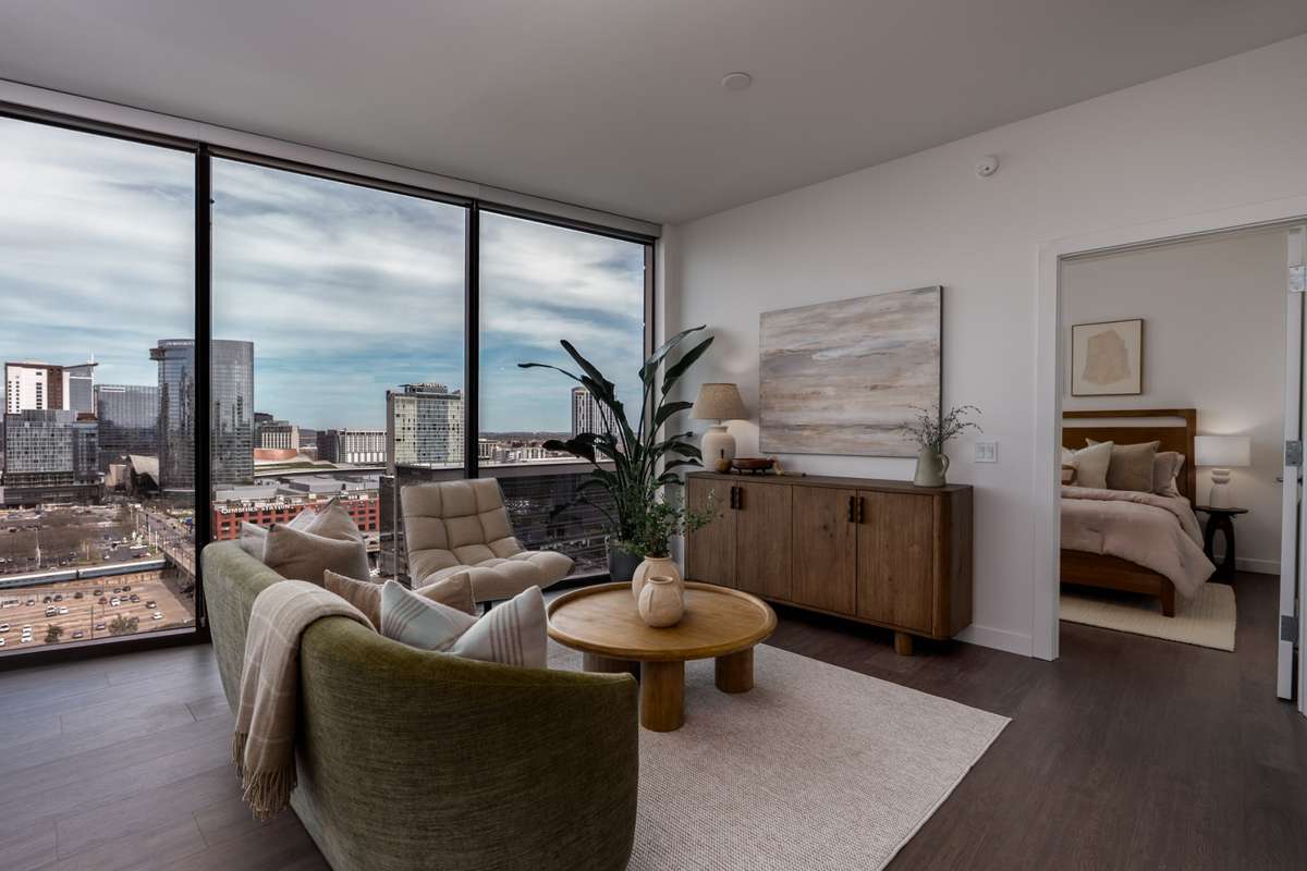 Furnished model unit
