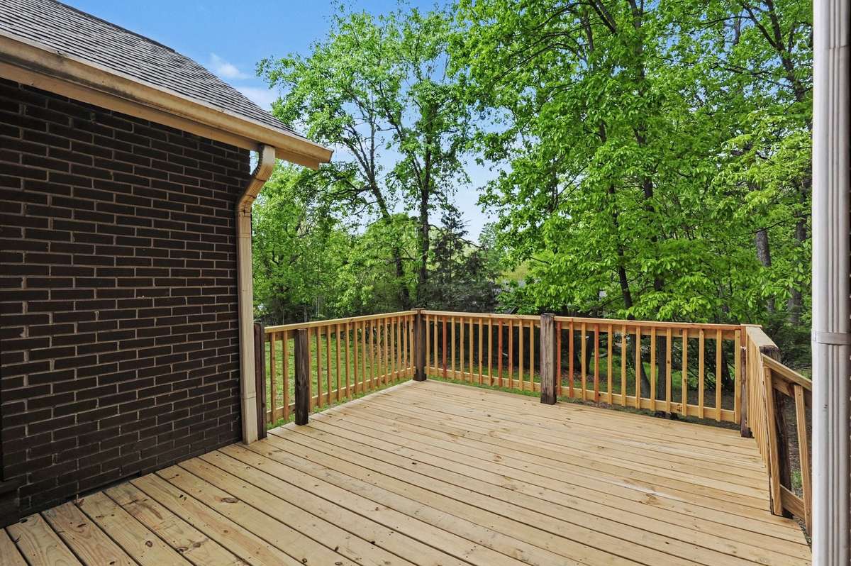 The deck has all new deck boards, hand railings and steps.